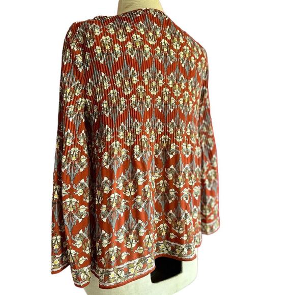 Womens Top Size XS Floral Cottage Business Casual Professional Church Wear - Picture 6 of 8